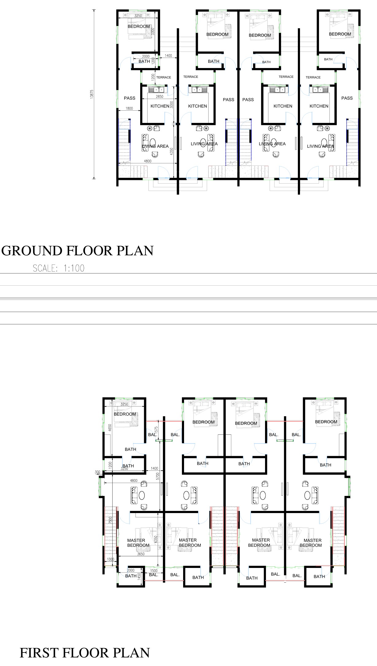 GLT-1: Three Bedroom Luxury Storey Terraced