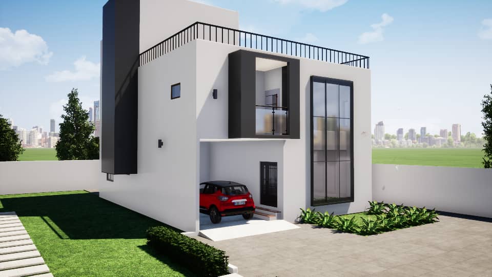 GLT-2: Five Bedroom Executive Storey Detached + Carport + Rooftop Utility Area