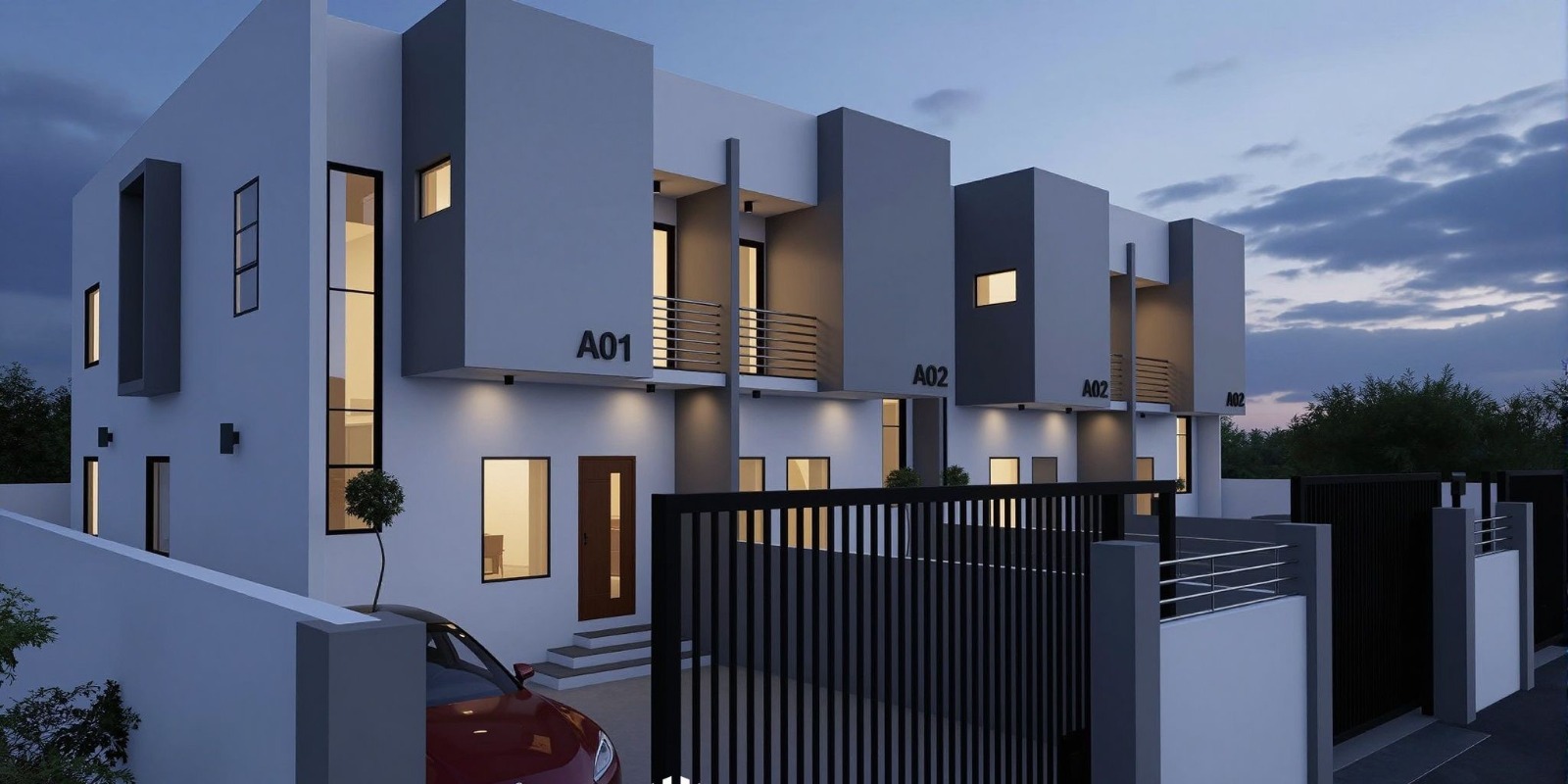 GLT-1: Three Bedroom Luxury Storey Terraced
